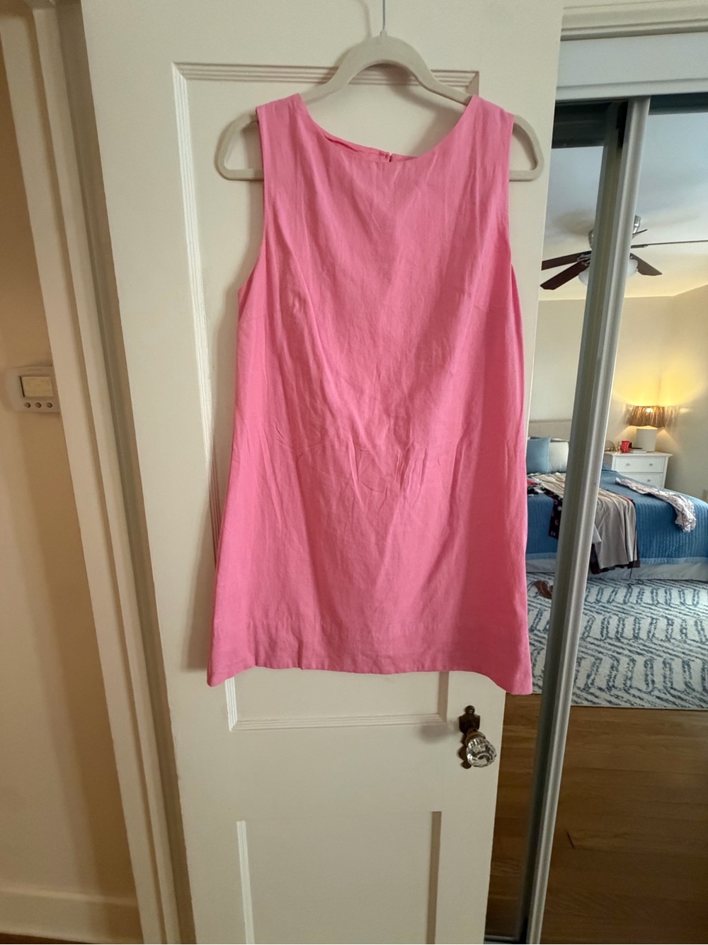 GAP Sleeveless Bubblegum Pink A-Line Mini Dress